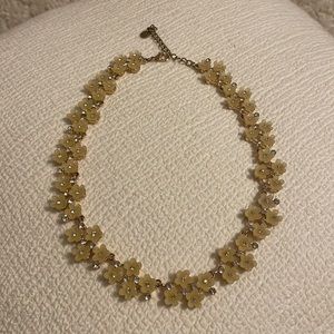 Floral diamond necklace